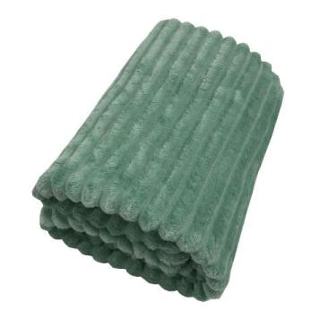 Imagem de Peseira P/ Cama Flannel Corduroy King 2,50 X 0,80 - Niazitex, VERDE MA