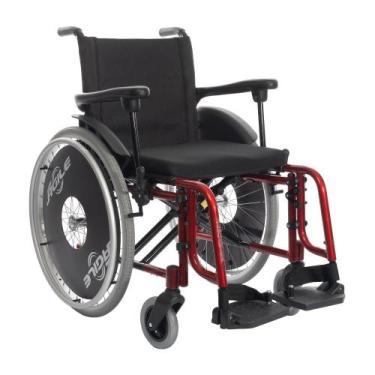 Imagem de Cadeira de rodas alumínio agile 120kg 44x42x40 ver jaguaribe