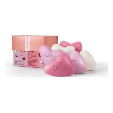 Imagem de Kit Sabonetes Natura Tododia Corações 6x90g