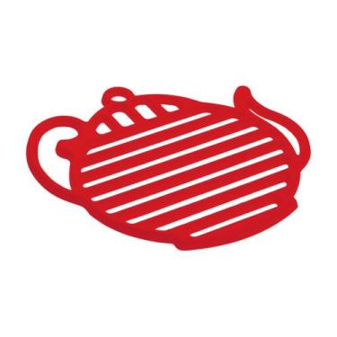 Imagem de Descanso Para Panela Fine Vermelho Cinquetti, Protetor De Mesa Apoio D