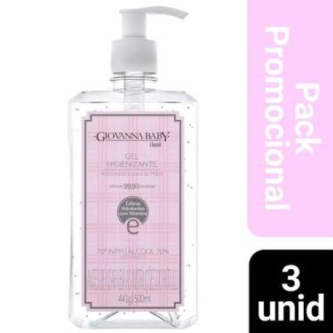 Imagem de Kit 3 Gel Higienizante Giovanna Baby Classic 500ml