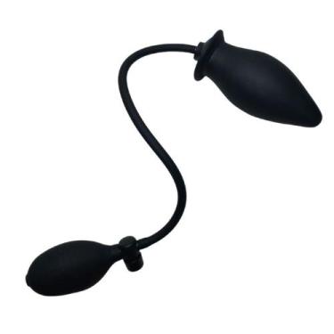 Imagem de Plug Anal de Silicone Inflável Cônico - Importado