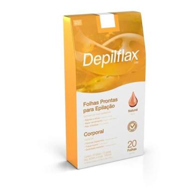 Imagem de Depilflax Folhas De Depilação Corporal Natural C/ 20un