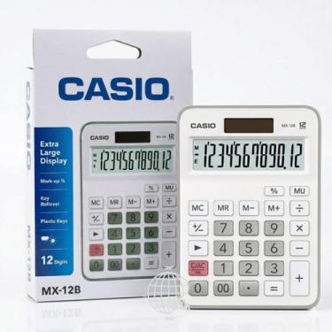 Imagem de Calculadora De Mesa MX-12B-GNRD Casio Branca Original