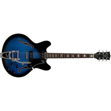 Imagem de Guitarra Vox Bobcat Bigsby - Bc-v90b-bl - Saphire Blue