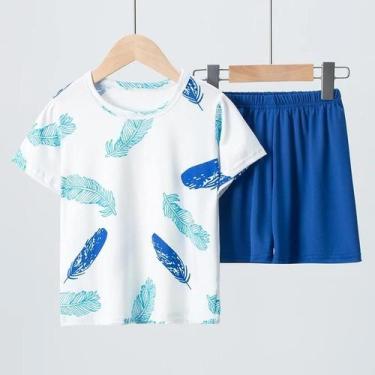 Imagem de Conjunto Infantil Multicolorido De Dinossauro Para Meninos E Meninas, 