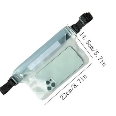 Imagem de Bolsa de Celular PVC à Prova D'Água com Alça de Cintura Ajustável - Id