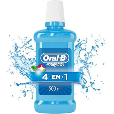 Imagem de Enxaguante Antisséptico Bucal Oral-B Complete 4 em 1 Menta 500ml