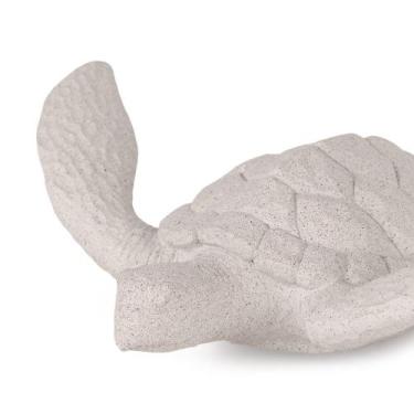 Imagem de Escultura Decorativa Tartaruga em Poliresina 28,5cm 22969 Mart