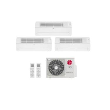 Imagem de Ar condicionado Multi Split Inverter 3 ambientes ( 1via 2X 9.000BTUS, 