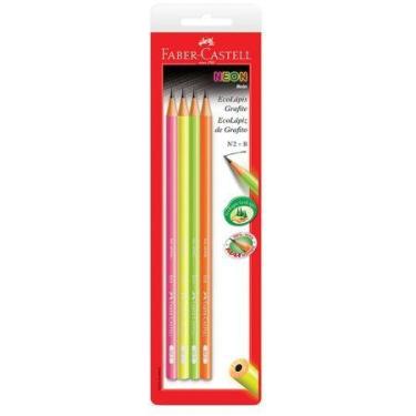 Imagem de Lápis preto Max Neon SM/1205NED com 4 unidades - Faber-Castell