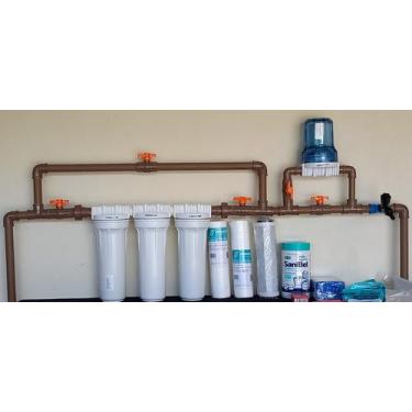 Imagem de Sistema De Filtração Impurezas E Cloração De Água De Poço para tubulaç