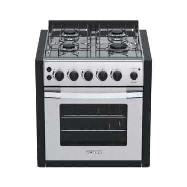 Imagem de Fogao a Gas de Embutir 4 Bocas Venax Gaudi Platinum GII Inox, Inox, 22