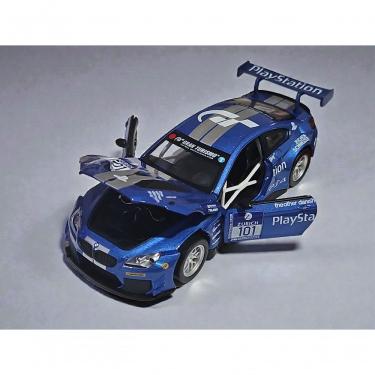 Imagem de Carro Miniatura BMW M6 GT3 Playstation com Som e Luz em Metal 1:32 Californ Toys