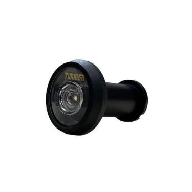 Imagem de Visor Olho Mágico Dovale 200 Graus Timmer Curto Preto Fosco