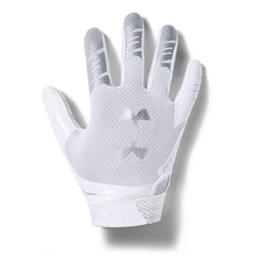 Imagem de Under Armour Meninos F7 YTH, Branco (100)/Prata Metálico, M