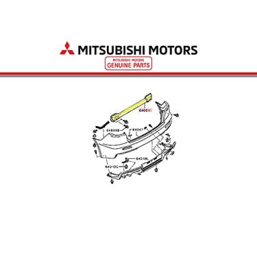 Imagem de Lamina alma parachoque traseiro Lancer EVO NOVO - Original