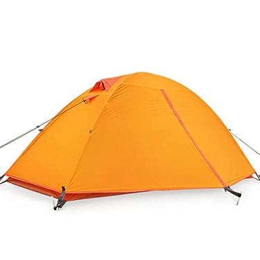 Imagem de GQYYS Barraca de acampamento, barraca compacta de cúpula de 2 minutos, fácil de instalar, barraca leve para 2 pessoas, barraca à prova d'água, para caminhadas, acampamento, mochila, sobrevivência e viagens