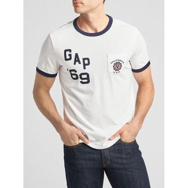 Imagem de Camiseta gap 69 Califórnia u. S. A Manga Curta Masculino