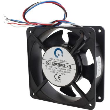 Imagem de Micro Motor Ventilador Ventoinha EOS 120 x120 x 38mm Bivolt Bivolt