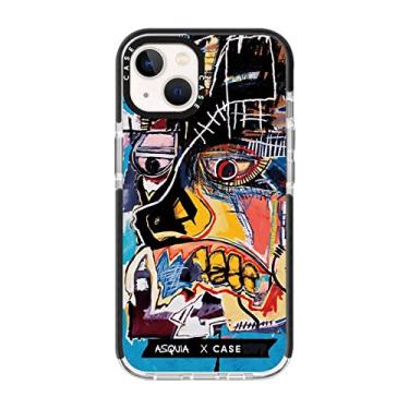 Imagem de Capa de telefone macia de silicone à prova de choque pintura a óleo grafite de rua para iphone 11 12 13 pro max se2 7 8 plus xs max x xr capa, azul baq, para iphone 13 mini