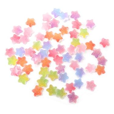 Imagem de Honbay 60 pçs 10 mm Mini Flat Back Resina Candy Slime Charms para decoração de capa de celular, brincos de orelha e fabricação de clipes de cabelo, etc