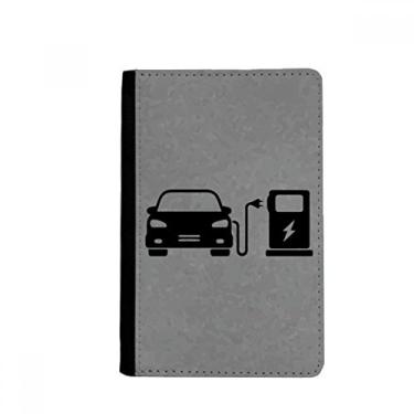 Imagem de Carteira Black Charing Energy Vehicles Protect Environment Passport Holder Notecase Burse Capa Cartão Bolsa, Multicolor