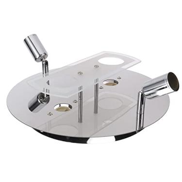 Imagem de Lâmpada de Teto GU10 Lâmpada de Teto Doméstica GU10 Lâmpada de Teto Redonda Estilo Simples Lâmpada de Teto para Quarto Sala de Estar 85-265V