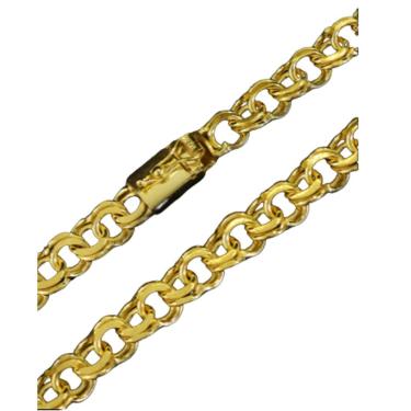 Imagem de Cordão Corrente Friso 12mm semelhante ao ouro 18k