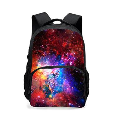 Imagem de Mochila adolescente CAIWEI Universo Espacial TrendyMax Estampa Galaxy Mochila bonita para a escola, Laptop, Starry Sky 2, 17.5*13*6.7 Inch