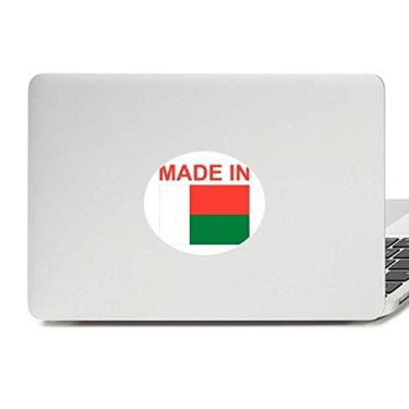 Imagem de Adesivo de notebook com emblema de vinil Made in Madagascar Country Love
