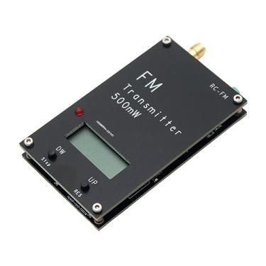 Imagem de Esquirla Transmissor FM Interface de áudio de 3,5 Mm Sem Entrada de Microfone Visor LCD de Longo Alcance