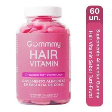 Imagem de Gummy Hair Suplemento Alimentar Vitamin Tutti-Frutti C/ 60 Gomas - 7,8