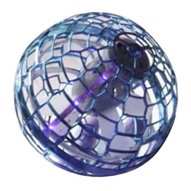 Imagem de Bola Voadora Inteligente, Bola Voadora Luminosa de OVNI Recarregável, Plástica Rigorosamente Testada Com Bateria de 200mAh para Jardim de Infância (Azul)