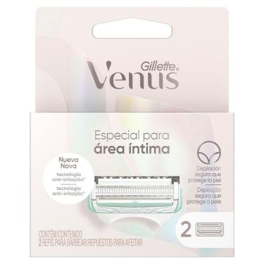 Imagem de Carga para Aparelho de Depilar Gillette Venus Especial para Área Íntima 2 Unidades