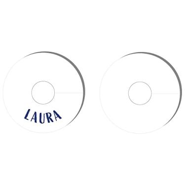 Imagem de Bolaras Etiquetas de nome de bebida para taças de vinho (48 unidades), taças de champanhe ou coquetéis, lindos marcadores de identificação DIY, etiqueta de papel descartável para convidados de festas,