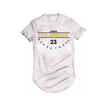 Imagem de Camiseta Longline King James Los Angeles Laker Basquete