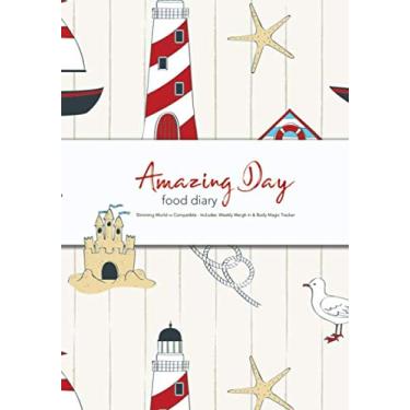 Imagem de Amazing Day Food Diary - Slimming World TM Compatível - Inclui: Weekly Weigh in & Body Magic Tracker: 6 Meses Food and Activity Tracker, Diário de Diário, Diário de Dieta