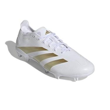 Imagem de adidas Unissex League Firm Ground, Branco/dourado metálico/bege arenoso metálico, 41 BR