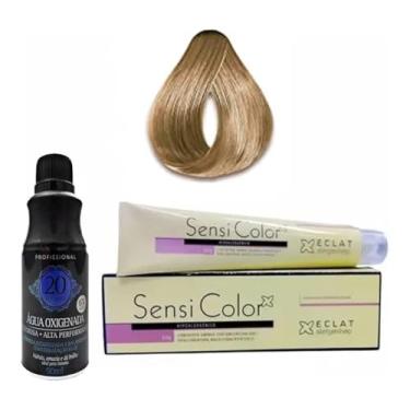 Imagem de Tinta Hipoalergênica Sensi Color cor Louro Claro 9.0 e Água Oxigenada 20 Volumes