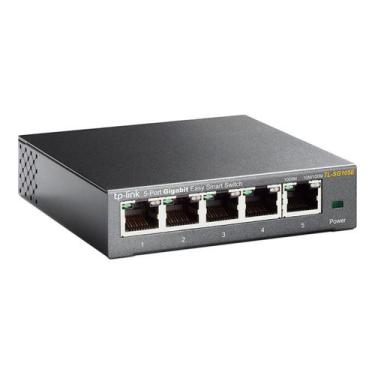 Imagem de Switch Easy Smart Gigabit De 5 Portas 10/100/1000 Tl-sg105e Smb - TP-L