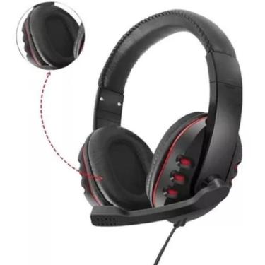 Imagem de Headphone Headset Fone De Ouvido Gamer Profissional Com Fio Jogos Comp