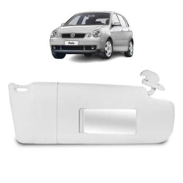 Imagem de Quebra Sol Canelado Cinza com Caixa Espelho + Bolsa Volkswagen Polo 20