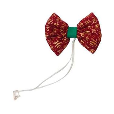 Imagem de Gravata Borboleta de Natal Modernpet Vermelha para Cães