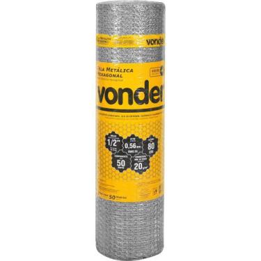 Imagem de Tela Metálica Viveiro Hex Malha 1/2'' BWG24 0,8m 50m Vonder