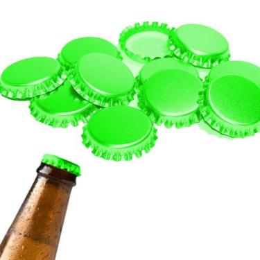 Imagem de Kit 1400 Tampas Tampinhas PRY OFF para Garrafas Engarrafamento Cerveja