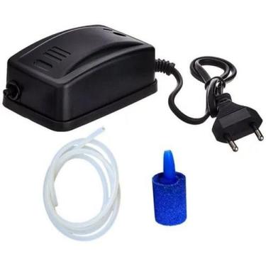 Imagem de Bombinha de ar compressor oxigenador para aquários até 200 l - BOYU/JA