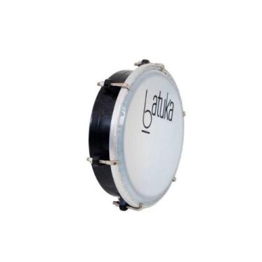 Imagem de Tamborim 06 abs preto pele leitosa batuka 60047pt - LUEN