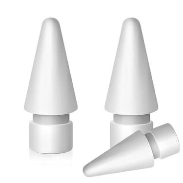 Imagem de MMOBIEL Pontas de lápis compatíveis com Apple Pencil 1ª e 2ª Geração – 3 Peças – Pontas de substituição compatíveis com Apple Pencil – Pontas de iPencil compatíveis com pontas de reposição Apple Pencil – Branco