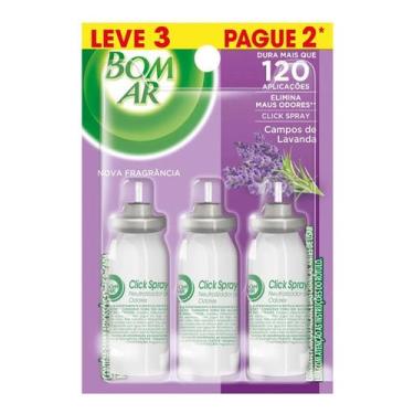 Imagem de Odorizador Air Wick Click Spray Refil 12ml 3u Lavanda - Bom ar